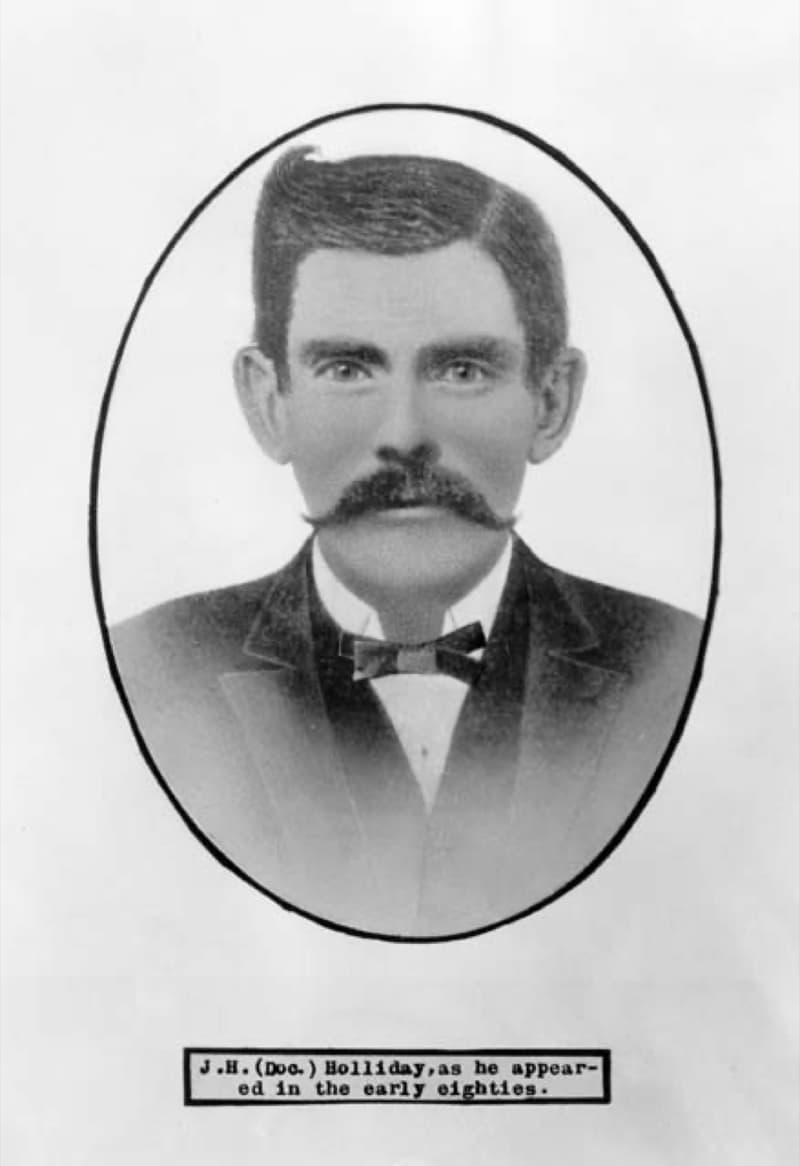 Studio portrait of John Henry 'Doc' Holliday